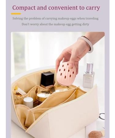 Beauty Blender Holder - 360 Breathable Makeup Sponge Holder for Travel & Business (Pink) - Buy Now - Buy Online on GoSupps.com