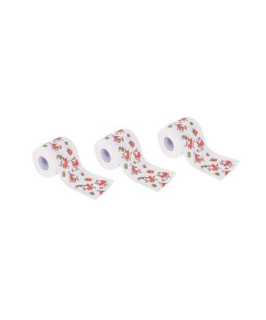 Merry Christmas Toilet Paper Highly Collectible Novelty Paper Towels Funny Gag Gift for Christmas Stocking Stuffers Party Favors 1 - 10pcs