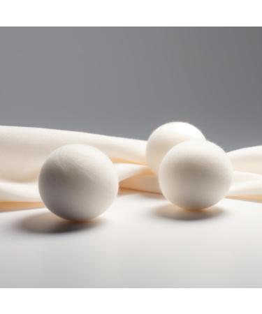 Morus Wool Dryer Balls 6-Pack Drying Balls for Laundry Reusable Fabric Softener Reduce Clothing Wrinkles Drying Clothes Faster Eco-Friendly - Buy Online on GoSupps.com
