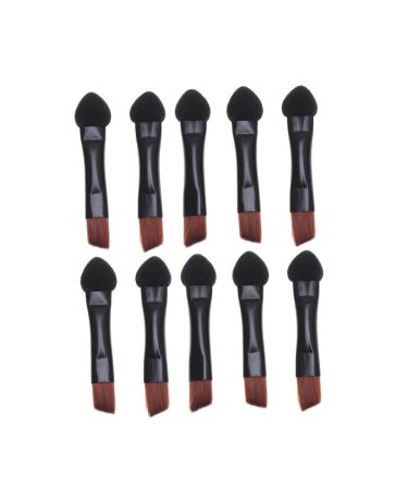 Housoutil 20pcs Sponge Dual Sided Eyeshadow Brush Eye Shadow Applicator Makeup Brush Miss Cosmetic Makeup Set