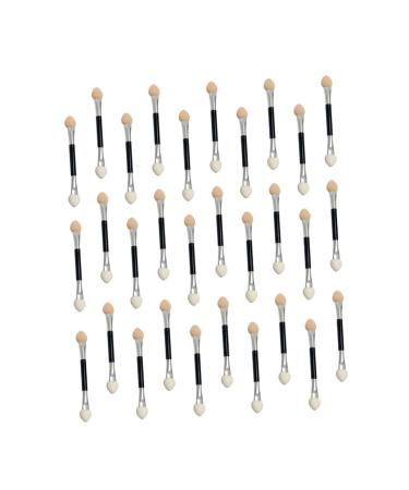 Beavorty Makeup Tools 50pcs Ladies Suits Dual Sides Eyeshadow Brush Women Eyeshadow Brush Cosmetic Brush Double Sided Miss 7.5X0.5cm As Shown