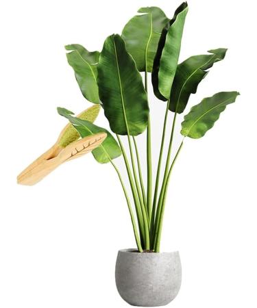 Fattoz 2PCS Leaf Cleaning Tongs Set Kit Plant Leaf Cleaning Tongs Plant Leaf Lint Cleaner with Wood Handle Leaf Cleaning Tool Set Kit - Buy Online on GoSupps.com