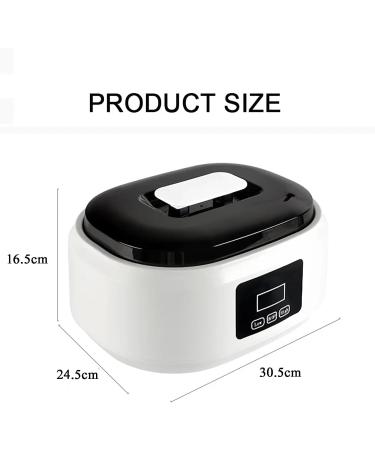Bain de cire de paraffine pour les mains et les pieds - 200 W - Hydrate en profondeur et soulagement de l'arthrite - Avec affichage de la temp rature contr le de 2 vitesses - Grande capacit de 3 4 l Blanc - Buy Online on GoSupps.com