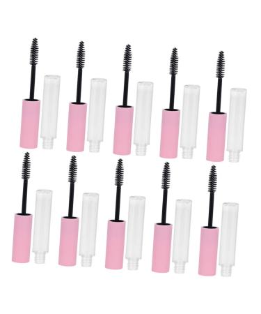TOVINANNA 15pcs Mascara Empty Tube Empty Mascara Tube Cosmetic Containers False Lash Mascara Pink Plastic