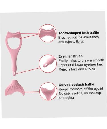 DRESSOOS Silicone Ladle Spoon 2pcs Eyeliner lashes kit eyelash brush separator girls lipstick Makeup Supply thermostat smoky - Buy Online on GoSupps.com