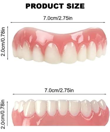 Easy Use Silicone Reline Kit for Dentures - Comfortable DIY Denture Repair Kit for Men & Women - Soft Upper & Lower Veneers - Buy Online on GoSupps.com