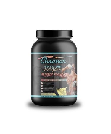 Chronox Isolate Whey Protein Powder - Vanilla Flavor - 2 LB