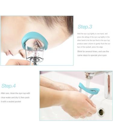 Novara 1 Piece Soft Silicone Eye Wash Cups Eyes Cleaner Flushing Rinse Cups Resuable Bath Eyewash Cups - Buy Online on GoSupps.com