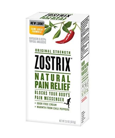 Zostrix Original Strength Natural Pain Relief Cream 2 oz