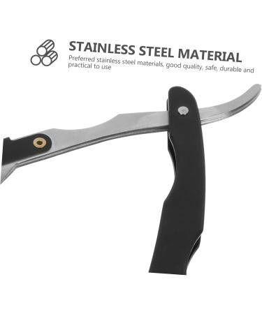 Beaupretty 3-Pack Stainless Steel Razors - Rustproof Beard Cutter for Men - Vintage Style Shaving Knives - Buy Online on GoSupps.com