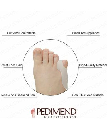 Buy Pedimend Silicone Gel Pinky Foot Alignment Separator | 6 Pieces for Pain Relief | Original Tailoring Bale Corrector & Protection Film - Buy Online on GoSupps.com