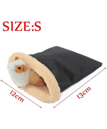 Easy-topbuy Hamster Sleeping Bag Small Pet Nest For Hedgehog Squirrel Hamster Guinea Pig Sleeping Pouch With Warm Plush Inner And Waterproof Outer 13 X 12cm / 23 X 18cm (Color Random) S(13Â xÂ 12cm) - Buy Online on GoSupps.com