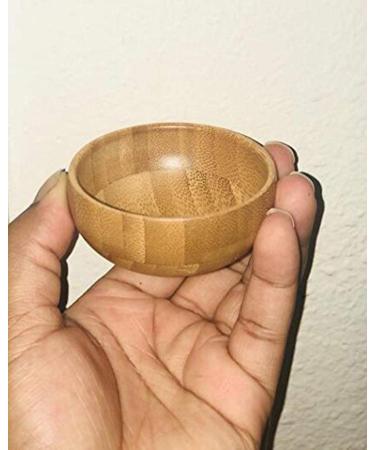 Eco Bamboo Mask Mixing Bowl & Spoon Set | DIY Facial Skin Care Tool for Women & Girls - Sustainable Beauty Essentials - Buy Online on GoSupps.com