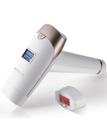 LESCOLTON IPL hair removal device for permanently visible hair removal for body and face precision attachment for more sensitive areas (T009i) white - Buy Online on GoSupps.com
