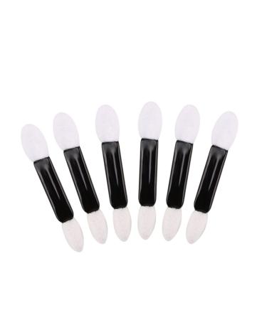 WOONEKY 50pcs Eyeshadow Brush Kit Eyeshadow Brush Applicator Make up Sponges for Face Beauty Sponge White
