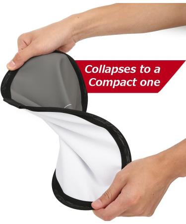 Foldable 18% Gray Card & White Balance Disc | Dual-Sided 30cm Photography Exposure Card - Buy Online on GoSupps.com