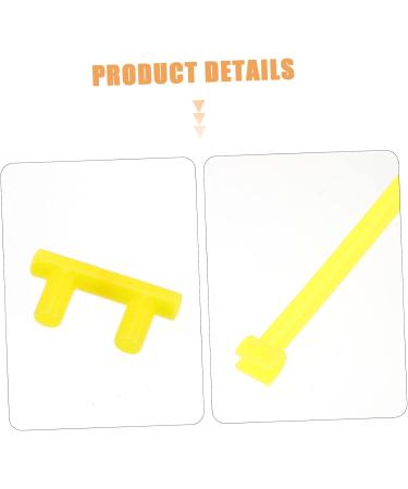 Ibasenice 30 Sets Slip End Parts | Bright Yellow Arm Frame Spare Socks | Fluorescent Children's Glasses Bracket | Fun Plastic Toy Anti-Covers - Buy Online on GoSupps.com