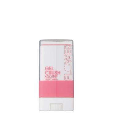 Flower Beauty Lip & Cheek Gel Crush | Cream Blush and Lips Tint in One Portable Multistick | Hydrating Burst of Color | (Strawberry)