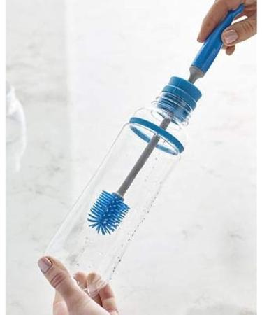 Lakeland Extra-Long Handled Narrow Neck Bottle Cleaning Brush 30cm Flexible Head Gentle On Glass - Buy Online on GoSupps.com