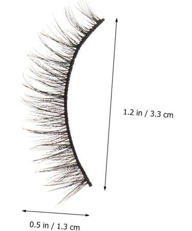Beavorty 15 Pairs Short Eyelash Faux Dramatic Eyelashes reusable eyelashes artificial eyelashes Handmade Eyelashes Glue False Lashes False Eye Lashes cross Accessories artificial fiber 3d - Buy Online on GoSupps.com