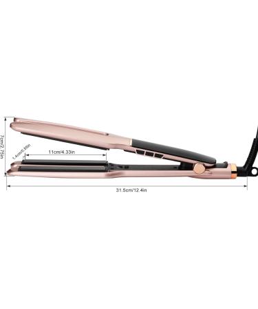 Professional Rose Gold Ceramic Hair Straightener - 4x9mm Plates Digital Temperature Control for Long Thick Hair - International Shipping Available - Buy Online on GoSupps.com