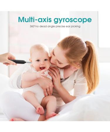 Wireless Ear Wax Removal Tool Camera | 1296p Visual Otoscope with Lighted Endoscope | Rechargeable Smart Earwax Remover Kit with 5 Spoons | White - Buy Online on GoSupps.com