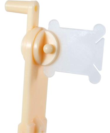 300 Plastic Floss Bobbins with Winder for Cross Stitch & Sewing - White | DIY Sewing Storage Kit - Buy Online on GoSupps.com