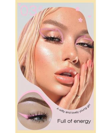 Eyeliner smudge-proof waterproof color eyeliner easy to color long-lasting fast-drying ultra-fine eyeliner (3) - Buy Online on GoSupps.com