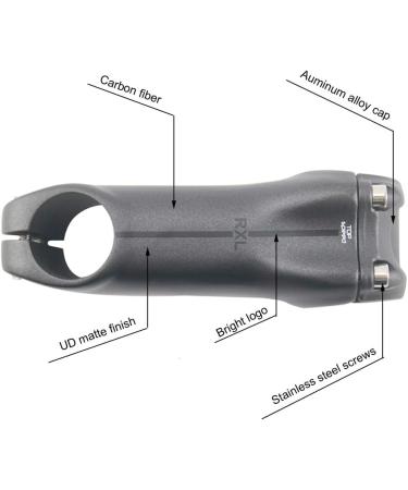 RXL SL MTB Carbon Stem 31.8mm 6 Degree 70mm/80mm Racing Bike Handlebar Stem - A-Black UD Matte | Mountain Bike Stem - Buy Online on GoSupps.com