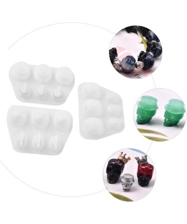 Abaodam 9 Pcs skull mold stencils for crafts silicone mold skull beads Bracelet Mould cake mold gentleman - Buy Online on GoSupps.com