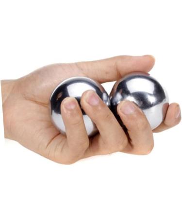 Minkissy Chinese Massage Balls - Stress Relief Hand Massager for Health & Fitness | 52mm Baoding Balls for Forearm Strength & Relaxation - Buy Online on GoSupps.com