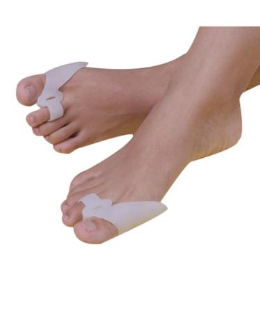 Guohanfsh Silicone Bunion Corrector Toe Separators - 2Pcs Foot Care Tool for Hallux Valgus Straightening - Buy Online on GoSupps.com