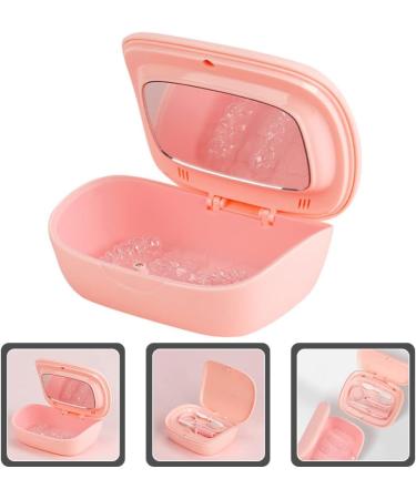Beavorty Denture Case with Brush & Aligner Remover Tool - Denture Bath Box for False Teeth - Travel-friendly Orthodontic Retainer Holder - Buy Online on GoSupps.com