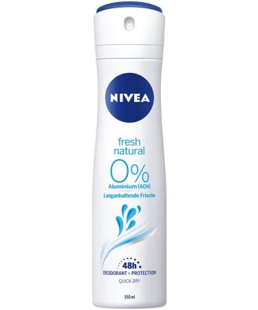 Nivea FRESH NATURAL spray deodorant 0% Aluminum 150ml