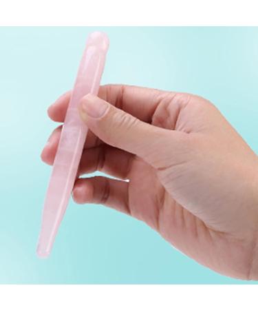 Jauarta 1PC Pink Stone Carving Polished Crystal Massage Wand for Health & Relaxation - International Shipping - Buy Online on GoSupps.com