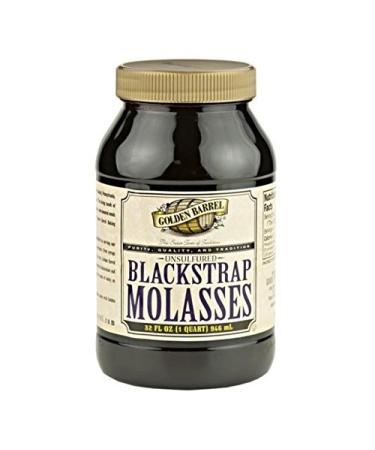 Golden Barrel Blackstrap Molasses (32 fl. oz. Wide Mouth)