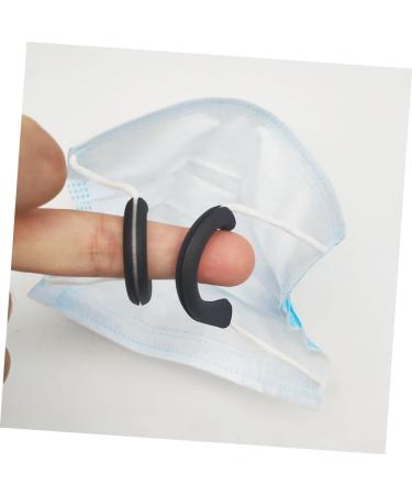 Buy SOLUSTRE 10 Pairs Clothes Rack Mask Ear Hooks - Silicone Cover Hanger for Masks | International Shipping - Buy Online on GoSupps.com