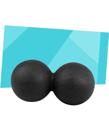 Healeeved Yoga Ball & Double Lacrosse Ball | Akupressure Trigger Point Roller | Peanut Foot Massager for Full Body Self-Massage - Black - Buy Online on GoSupps.com