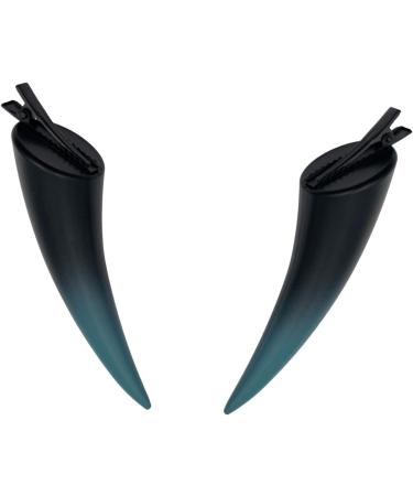 2pcs Halloweens Devil Horn Ear Hair Clip Hairpin Women Hair Barrettes Cosplays Hair Accessories For Party Costume Props Red - Buy Online on GoSupps.com