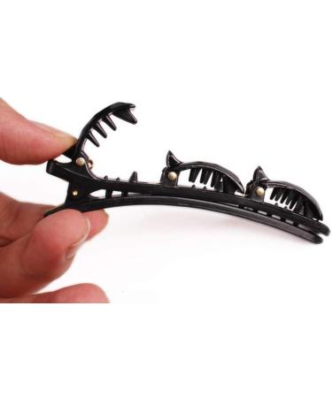 Fashionable Double Layer Band Twist Plait Hair Clip French Braider Hair Tool Alligator Clips Hair Accessory (black) - Buy Online on GoSupps.com