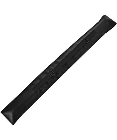 MIQ Black Leatherette Pool Cue Case - Billiard Stick Storage Bag for 1/2 Snooker Rod - Buy Online on GoSupps.com