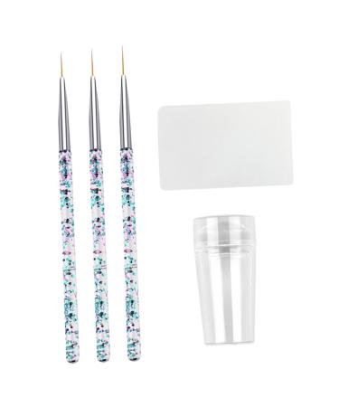 WOFASHPURET 1 Nail Brush Seal Nail Art Pen Nail Tech Accessories Pen Nail Painting Pen Brochas Para U as Acrilicas Salon Nail Art Tools Acrylic Silica Gel Nail Supplies