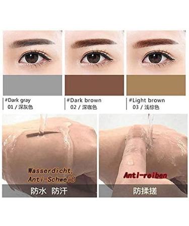 Eyebrow Stamp - Eyebrow Stamp - Eyebrow Powder for Perfect Eyebrows Every Day - Easy to Use and Long Lasting - Waterproof - for Women (Dark Brown) - Buy Online on GoSupps.com