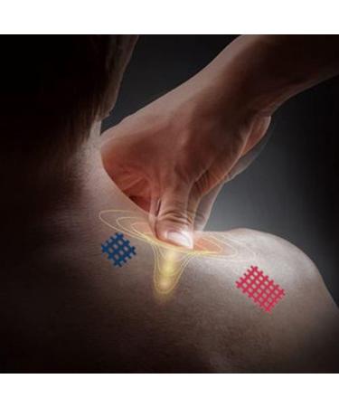 Buy Sport Muscle Tape - Kinesiology Recovery Tape (1 Piece 9 Stickers) - Elastic Physical Therapy Tape - Light Blue for Optimal Support - Buy Online on GoSupps.com