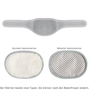 Premium Adjustable Neck Warmer - Self-Heating Comfortable Neck Support Bandage with Velcro Fastener for Ultimate Protection - Buy Online on GoSupps.com