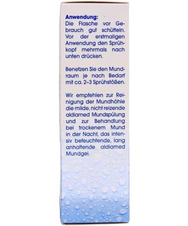 ALDIAMED Mundspray 3x50ml | Saliva Moisturizer & Dry Mouth Treatment | Mild Taste | Travel-Friendly Savings Set - Buy Online on GoSupps.com