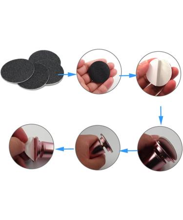 Healvian 120pi ces Disques De Ponceuse lectrique Pour Disques De Remplacement Auto-adh sifs Pour limination Des Callosit s Outils P dicure Pour Salon Et Usage Domestique Grain - Buy Online on GoSupps.com