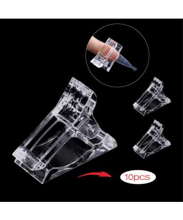 RDS 10Pcs Nail Tips Clip for Quick Polygel Nail Extensions - Manicure Nail Art Tool - Buy Online on GoSupps.com