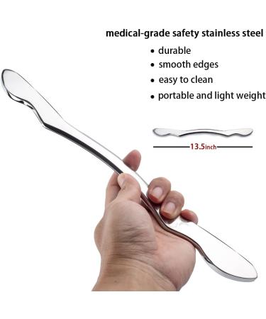 Allshow Gua Sha Scraping Massage Tool | IASTM Long Bar for Large Muscles | Soft Tissue Mobilization Tool - 34.3 cm - Buy Online on GoSupps.com