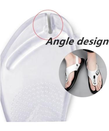 2 Pairs Gel Arch Support Insoles for Flip Flops & Thong Sandals - Pain Relief Cushions - Self-Adhesive L/XL Clear - Buy Online on GoSupps.com